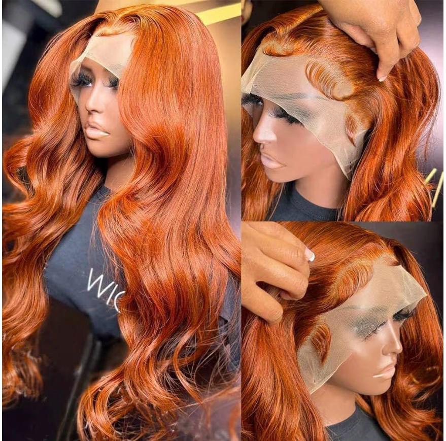 Ginger human Hair 30'
