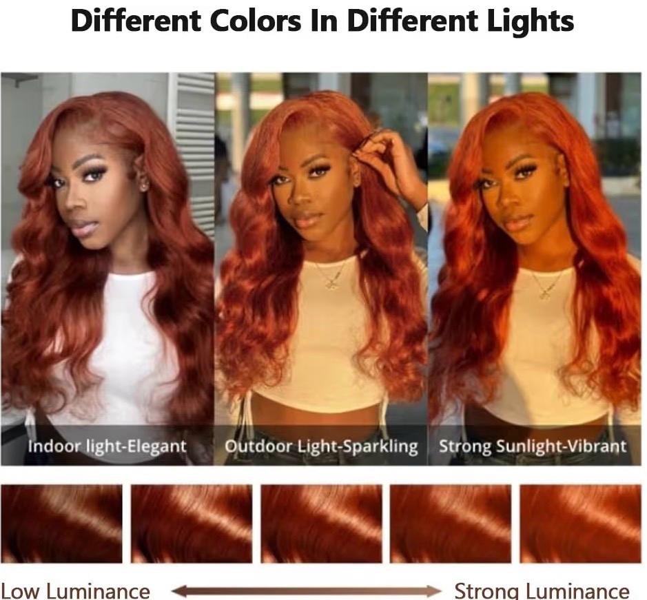 Ginger human Hair  30'